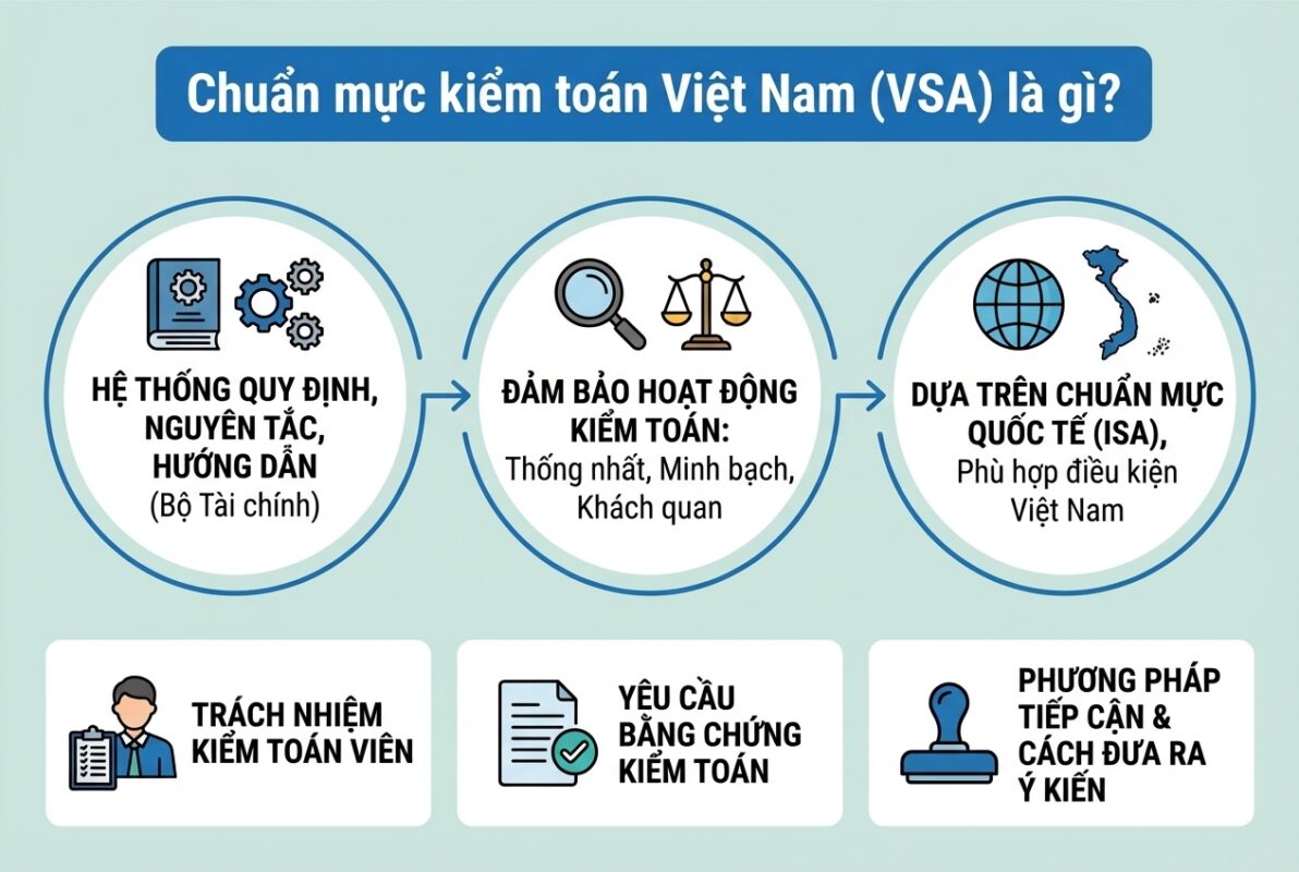 Định nghĩa và vai trò của Chuẩn mực Kiểm toán Việt Nam (VSA)