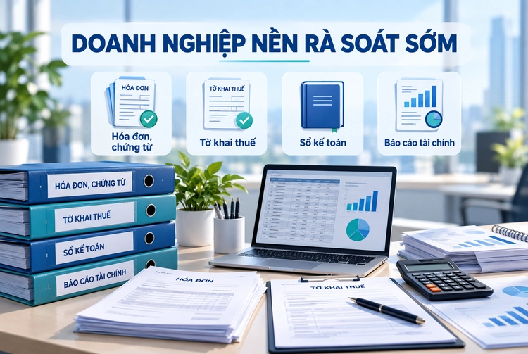 Doanh nghiệp nên rà soát hồ sơ thuế sớm